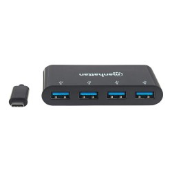 MANHATTAN USB 3.1 Gen1 TypC-Hub 4 USB A-Ports Strom über USB — Buy in Cyprus with Fast Delivery