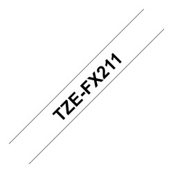 BROTHER P-Touch TZE-FX211 schwarzin weiss 6mm — Buy in Cyprus with Fast Delivery