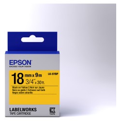 Epson LabelWorks LK-5YBP - Schwarz auf Gelb - Rolle (1.8 cm x 9 m) — Buy in Cyprus with Fast Delivery