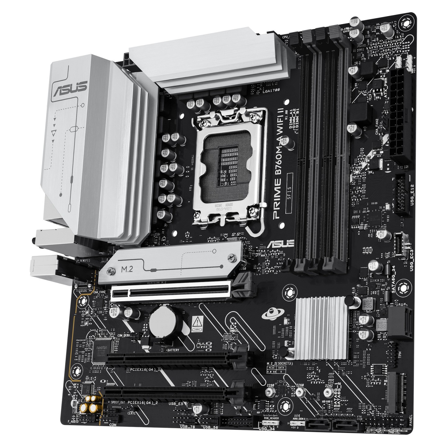 ASUS PRIME B760M-A WiFi II-mATX Mainboard Sockel 1700 HDMI DP — Buy in Cyprus with Fast Delivery