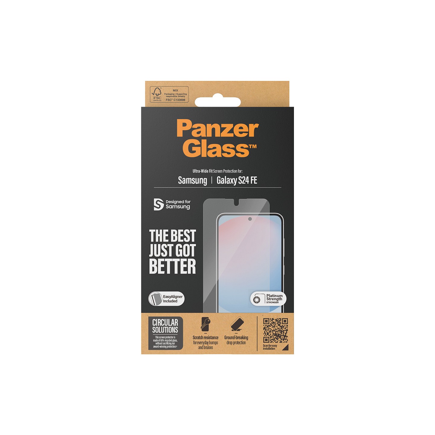 PanzerGlass Screen Protector Samsung Galaxy S24 FE. UWF — Buy in Cyprus with Fast Delivery