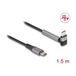 DELOCK Kabel USB 2.0 Kabel USB Type-C Stecker PD 3.0 1.5m — Buy in Cyprus with Fast Delivery