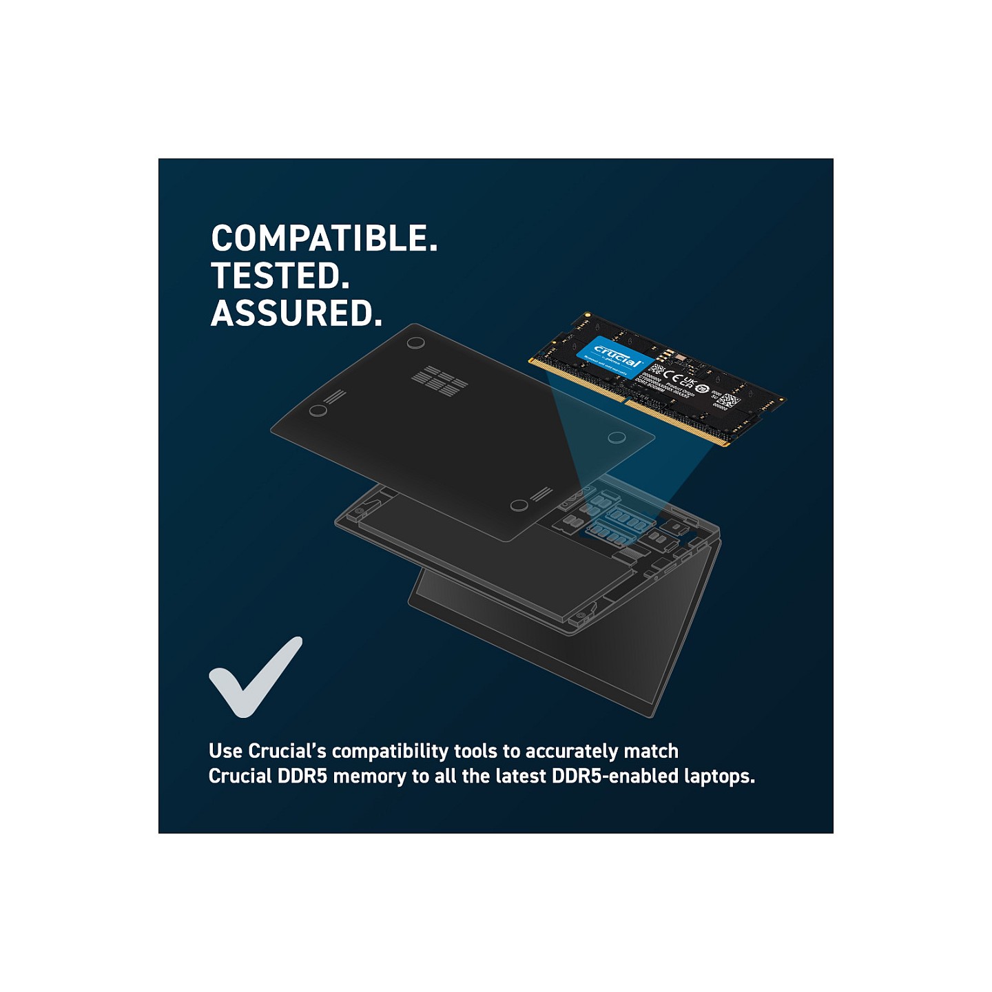 96GB PC 5600 CL46 KIT (2x48GB) Crucial — Buy in Cyprus with Fast Delivery