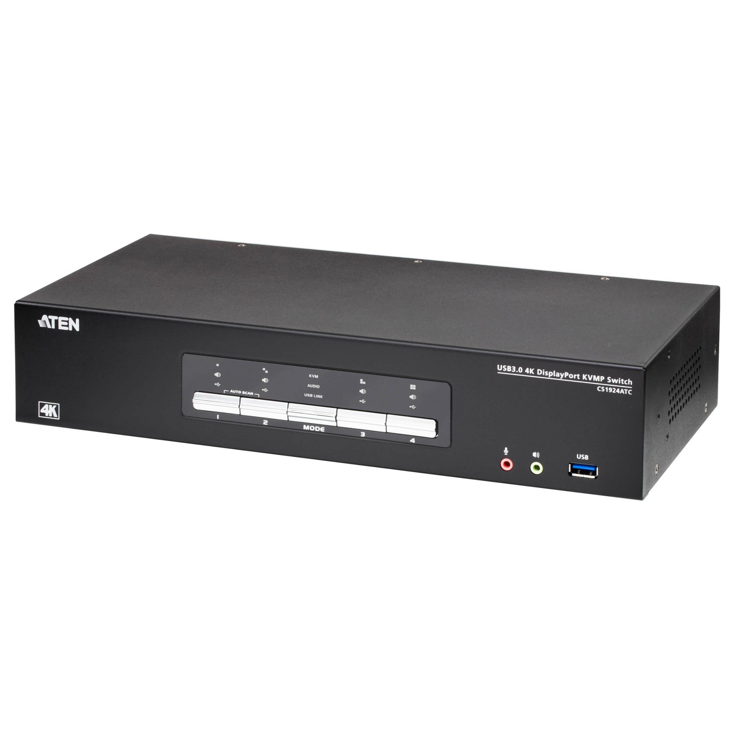 ATEN CS1924ATC 4-Port USB 3.0 4K DisplayPort KVM Switch fr ATC — Buy in Cyprus with Fast Delivery