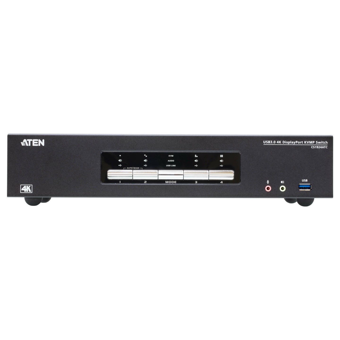 ATEN CS1924ATC 4-Port USB 3.0 4K DisplayPort KVM Switch fr ATC — Buy in Cyprus with Fast Delivery
