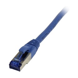 Synergy21 Patchkabel RJ45. CAT6A 500Mhz. 15m. blau. S-STP(S FTP). TPE LSZH(Superflex). AWG26.