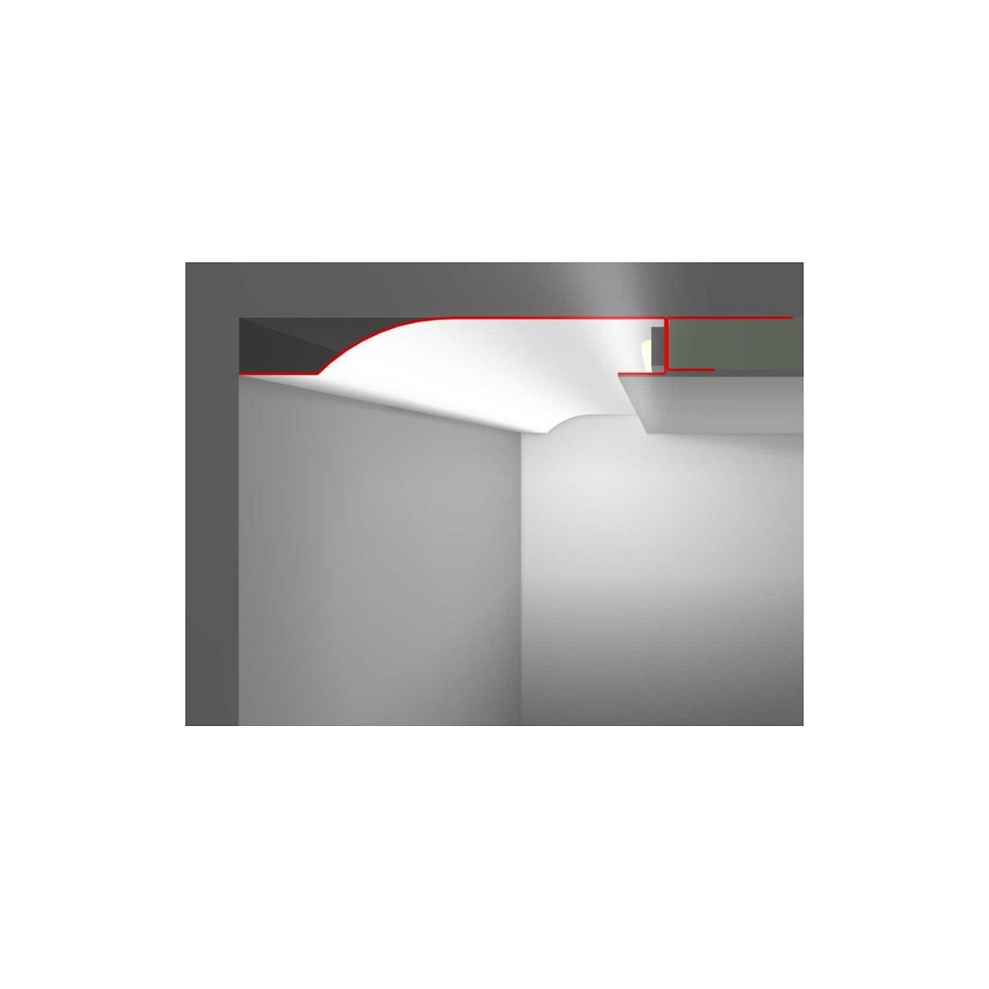 Synergy 21 LED Profil 200cm. Zinkblech TYP-D — Buy in Cyprus with Fast Delivery