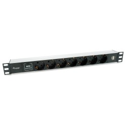 Equip Steckdosenleiste 19'(1HE)7fach Schuko16A.1.8m Kabl. si — Buy in Cyprus with Fast Delivery