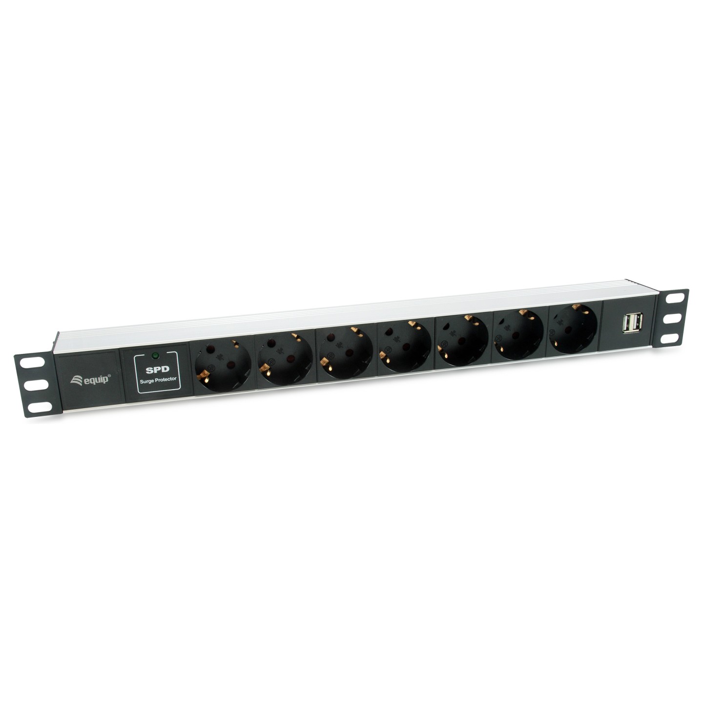 Equip Steckdosenleiste 19'(1HE)7fach Schuko16A.1.8m Kabl. si — Buy in Cyprus with Fast Delivery