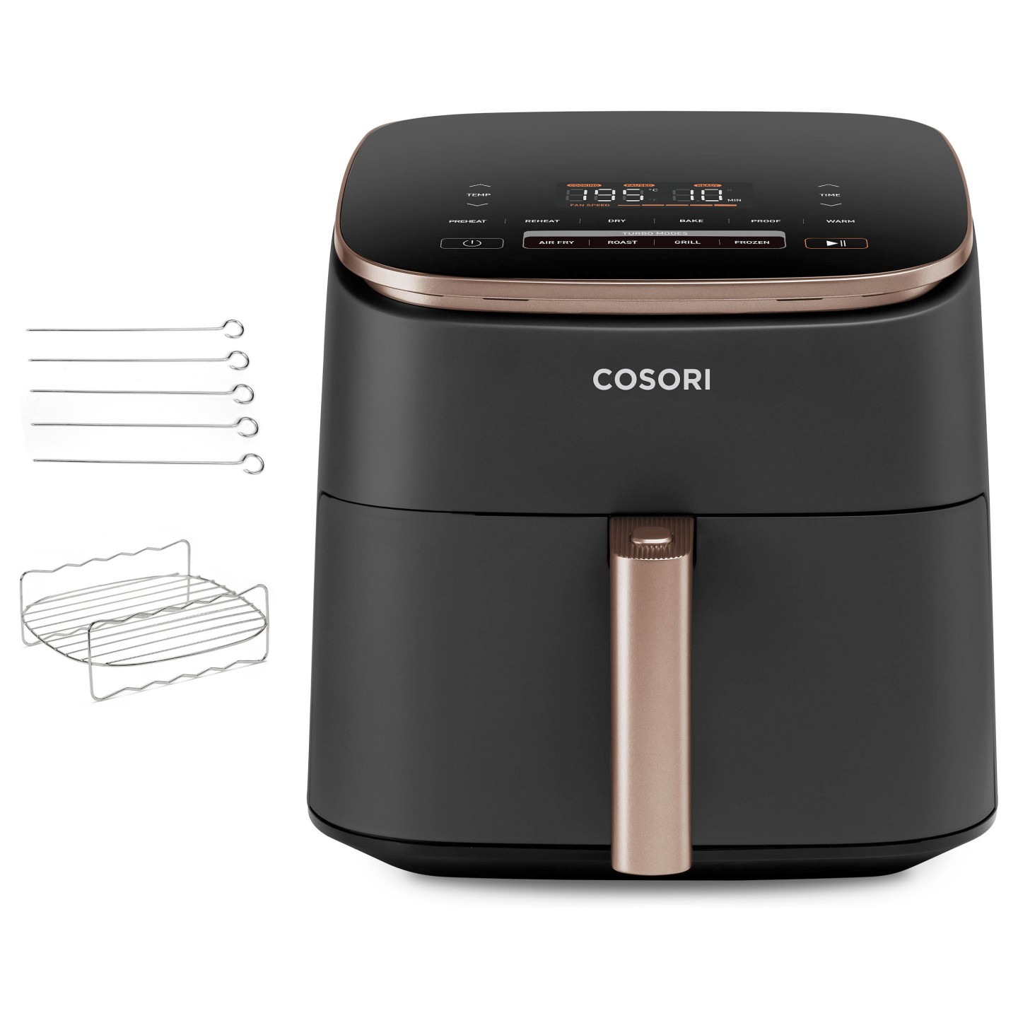 Cosori Turbo Blaze Heißluftfritteuse Schwarz — Buy in Cyprus with Fast Delivery