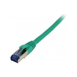 Synergy21 Patchkabel RJ45. CAT6A 500Mhz. 0.25m. grün. S-STP(S FTP). TPE LSZH(Superflex). AWG26.