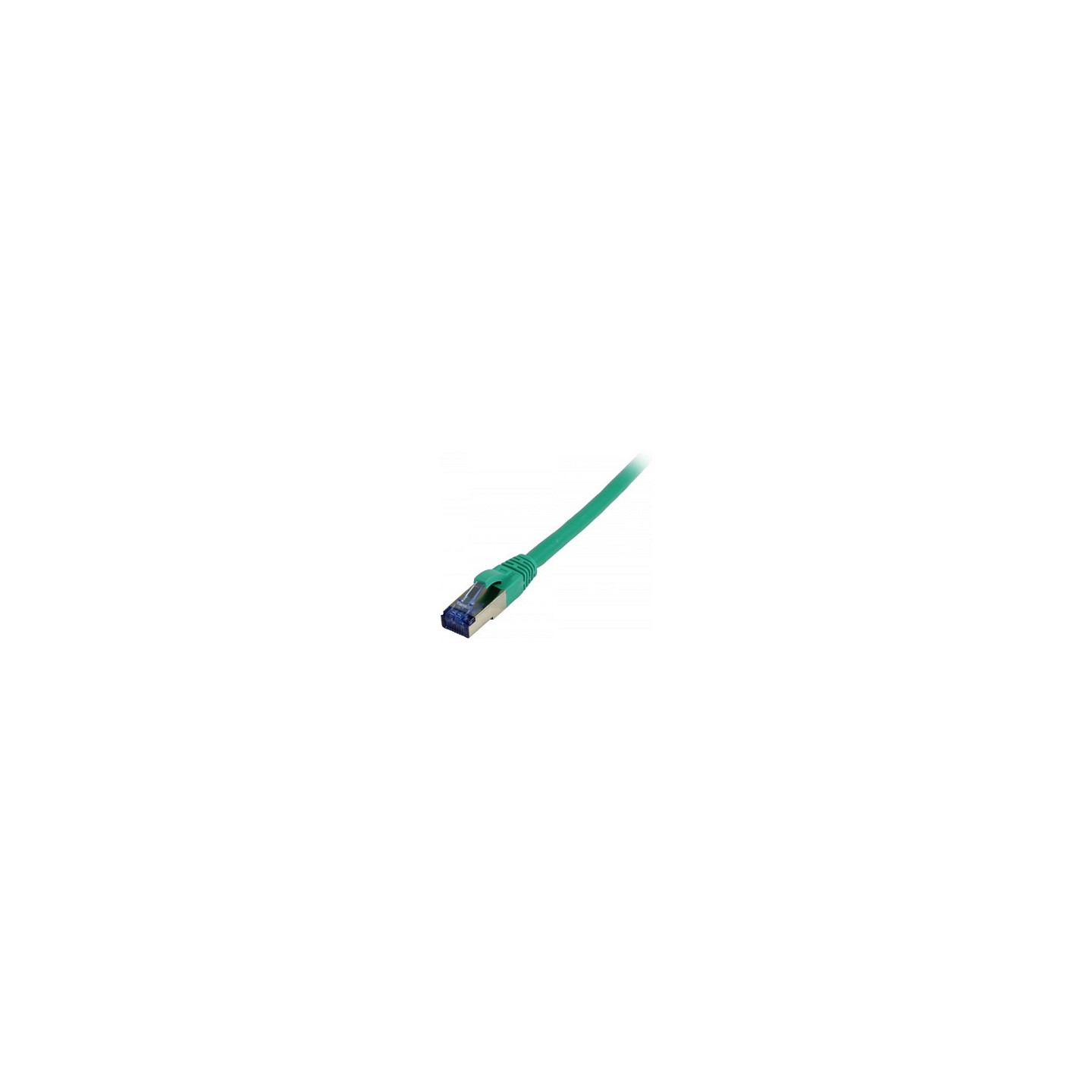 Synergy21 Patchkabel RJ45. CAT6A 500Mhz. 0.25m. grün. S-STP(S FTP). TPE LSZH(Superflex). AWG26.