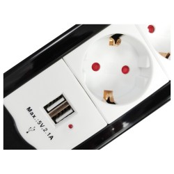 Equip Steckdosenleiste 4-fach Schuko 1.5m mit 2xUSB+Schalter — Buy in Cyprus with Fast Delivery