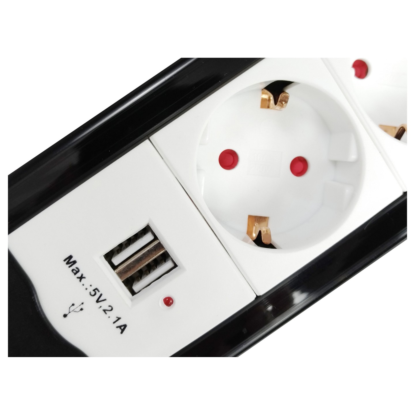 Equip Steckdosenleiste 4-fach Schuko 1.5m mit 2xUSB+Schalter — Buy in Cyprus with Fast Delivery