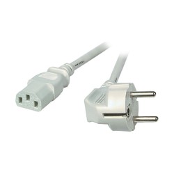 EFB Netzkabel Schutzkontakt 90°-C13 180°.grau.3.0m.3x1.00m — Buy in Cyprus with Fast Delivery