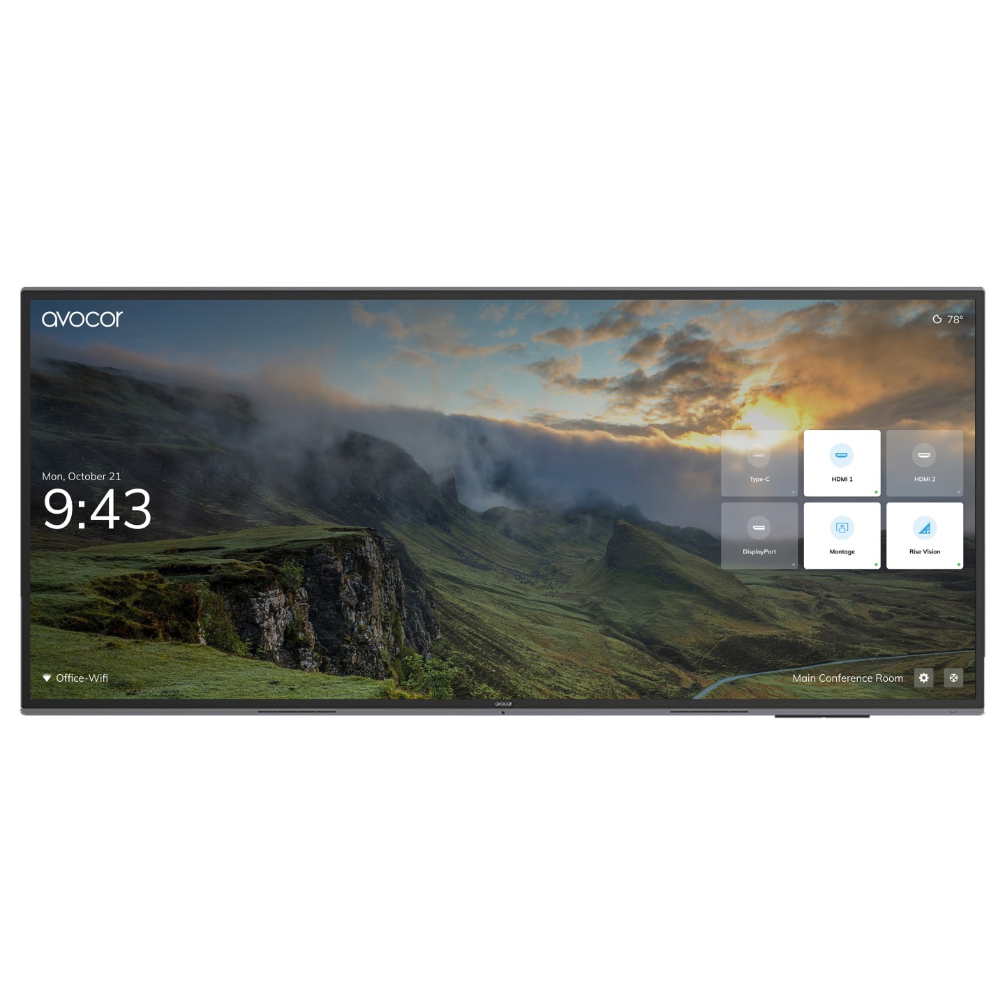 AVOCOR L Serie AVL-1050-D 267cm 21:9 105'' 5120x2160 4xHDMI USB — Buy in Cyprus with Fast Delivery