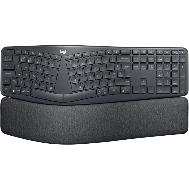 Buy Logitech ERGO K860 Wireless Ergonomic Keyboard - Graphite - US International... in Cyprus, Nicosia, Limassol, Larnaka, Pafos