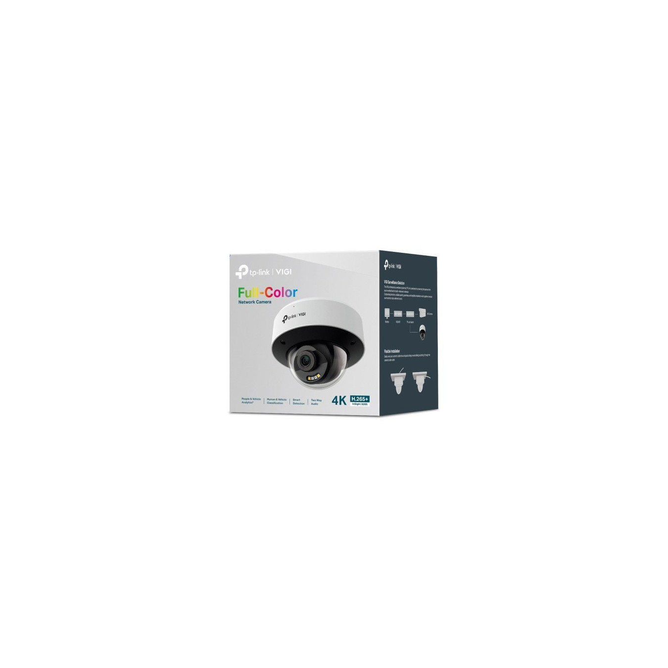 TP-Link Omada InSight S285 - 8MP (4K) Full-Color Dome Camera 2.8mm, IP67 White, PoE — Buy in Cyprus with Fast Delivery