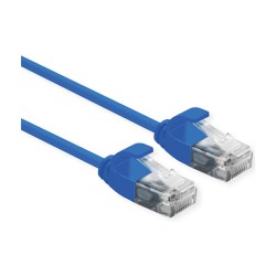 ROLINE UTP DataCenter Patchkabel Cat.6A (Class EA). LSOH. slim. blau. 0.15 m — Buy in Cyprus with Fast Delivery