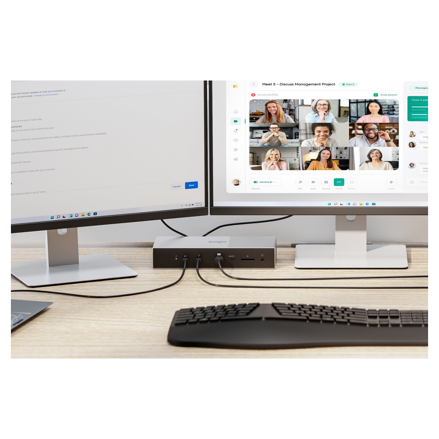 Kensington Dockingstation EQ Thunderbolt5 Triple mit 140W PD — Buy in Cyprus with Fast Delivery