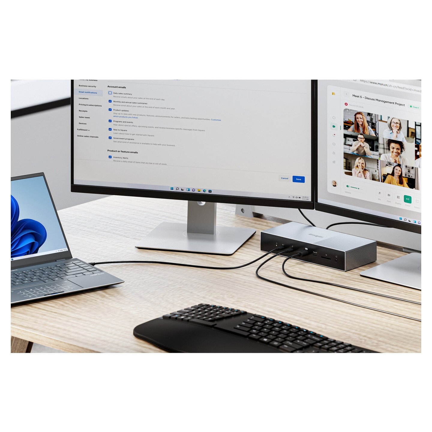 Kensington Dockingstation EQ Thunderbolt5 Triple mit 140W PD — Buy in Cyprus with Fast Delivery