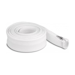 Geflechtschlauch mit Reißverschluss hitzebeständig 3 m x 30 mm weiß — Buy in Cyprus with Fast Delivery