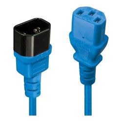 LINDY IEC-Netzverlängerung C14 - C13 blau 0.5m — Buy in Cyprus with Fast Delivery