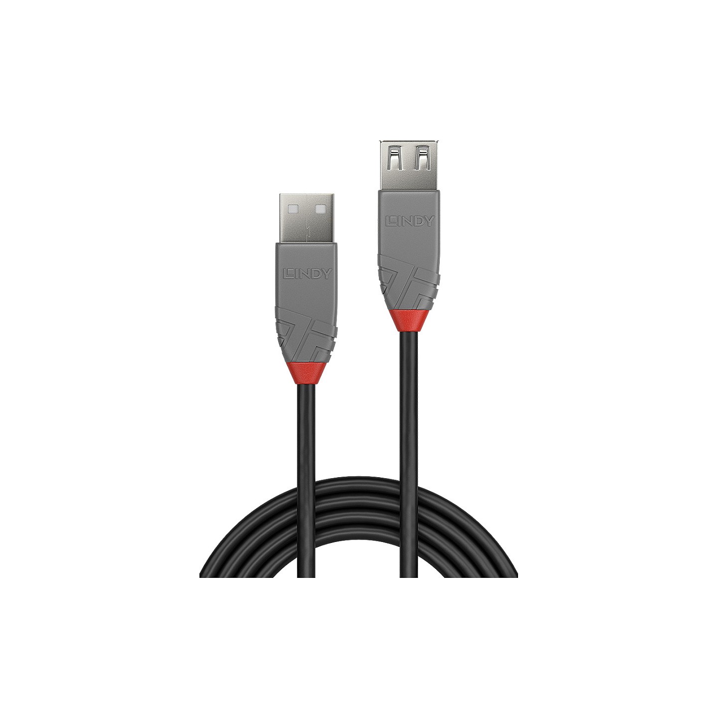 LINDY USB 2.0 Verlängerung Typ A A Anthra Line M F 1m — Buy in Cyprus with Fast Delivery
