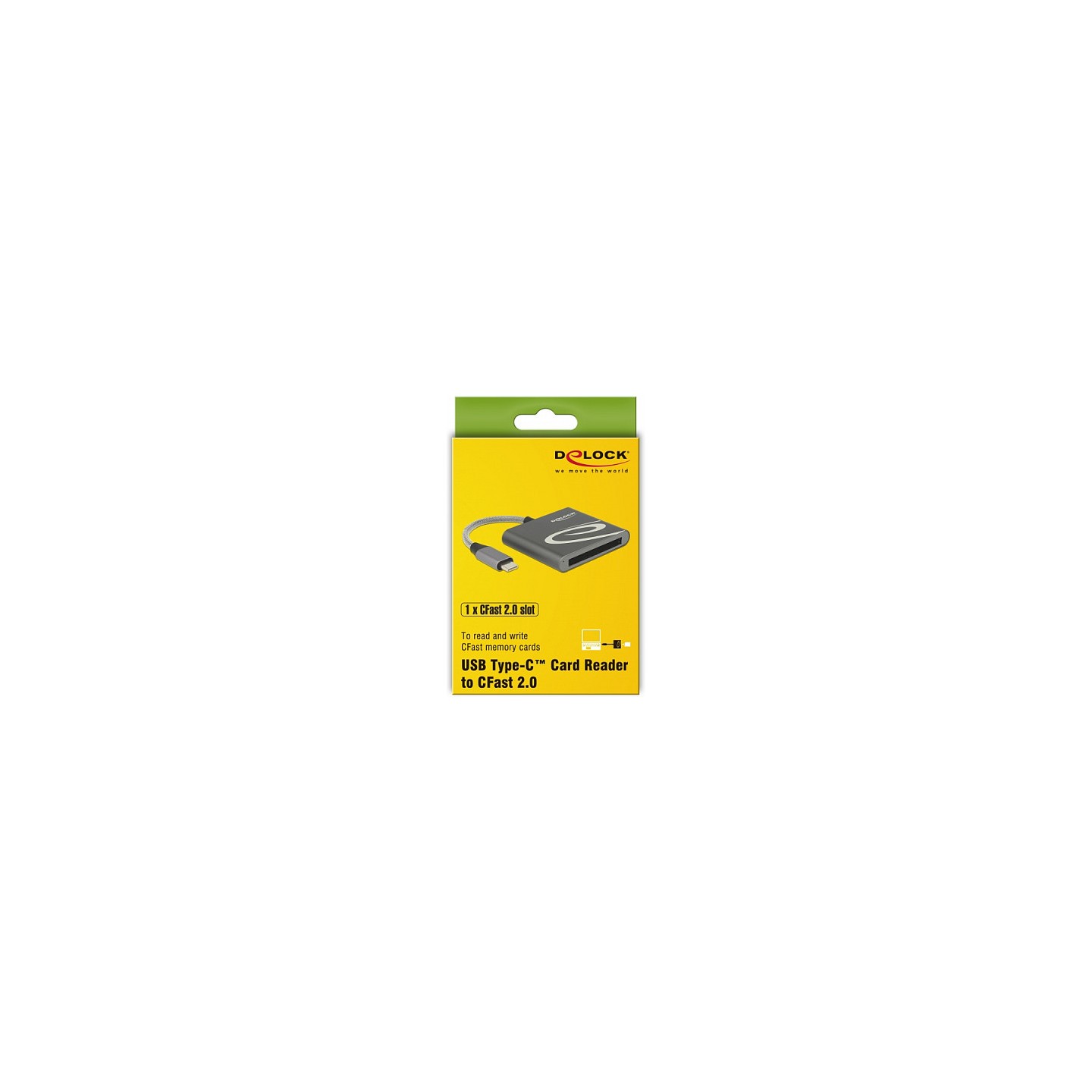 Delock USB Type-CTM Card Reader für CFast 2.0 Speicherkarten — Buy in Cyprus with Fast Delivery