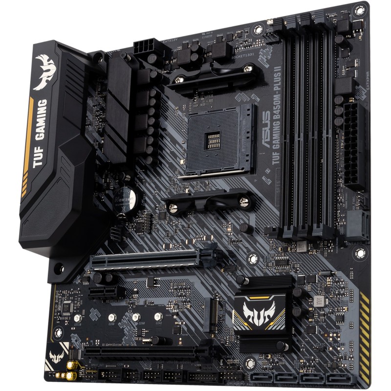 Buy ASUS TUF Gaming B450M-Plus II - AM4 Micro-ATX Motherboard - DDR4 up to 128GB... in Cyprus, Nicosia, Limassol, Larnaka, Pafos