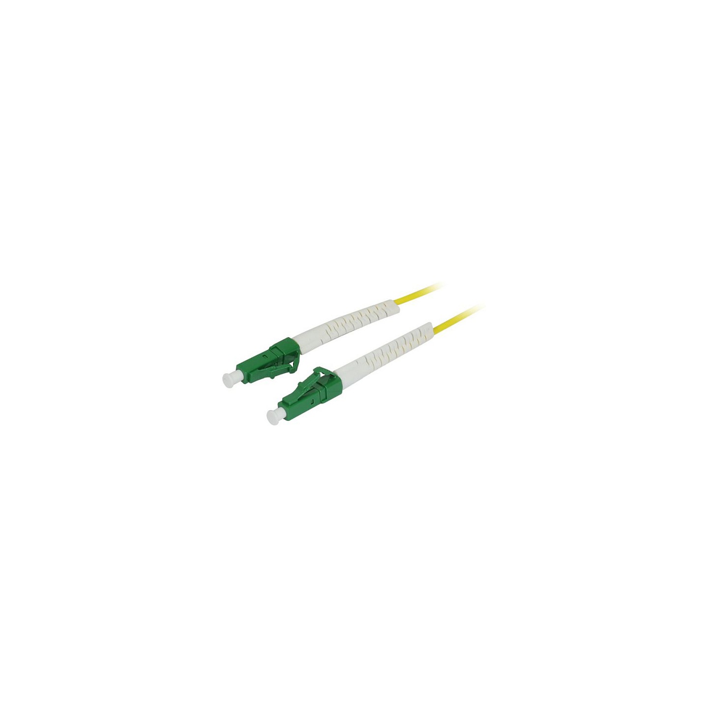Synergy21 LWL-1-Faser-Patchk. 0.5mtr.LC(APC)-LC(APC). 9 125u. OS2. G657A2. AD2mm. flexible Knickschutztülle