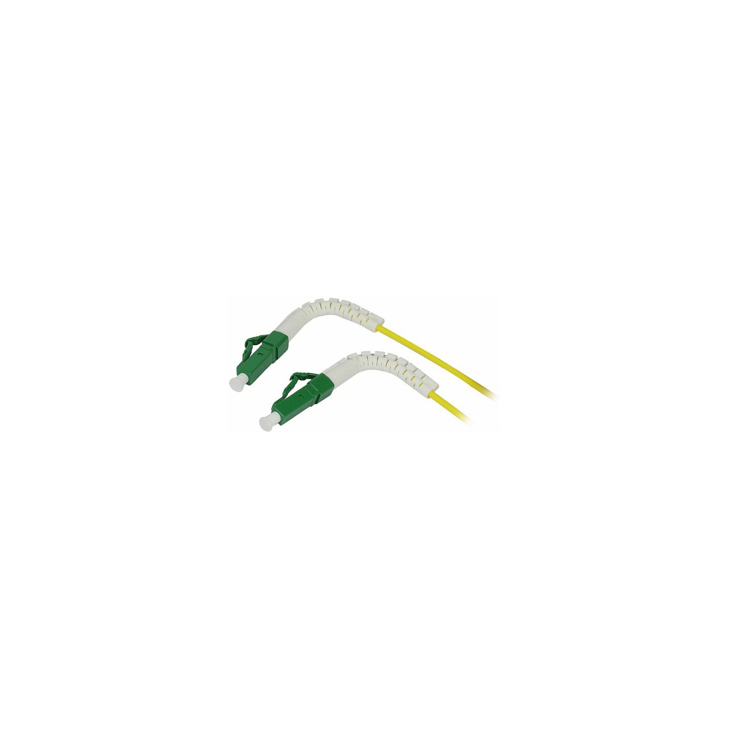 Synergy21 LWL-1-Faser-Patchk. 0.5mtr.LC(APC)-LC(APC). 9 125u. OS2. G657A2. AD2mm. flexible Knickschutztülle