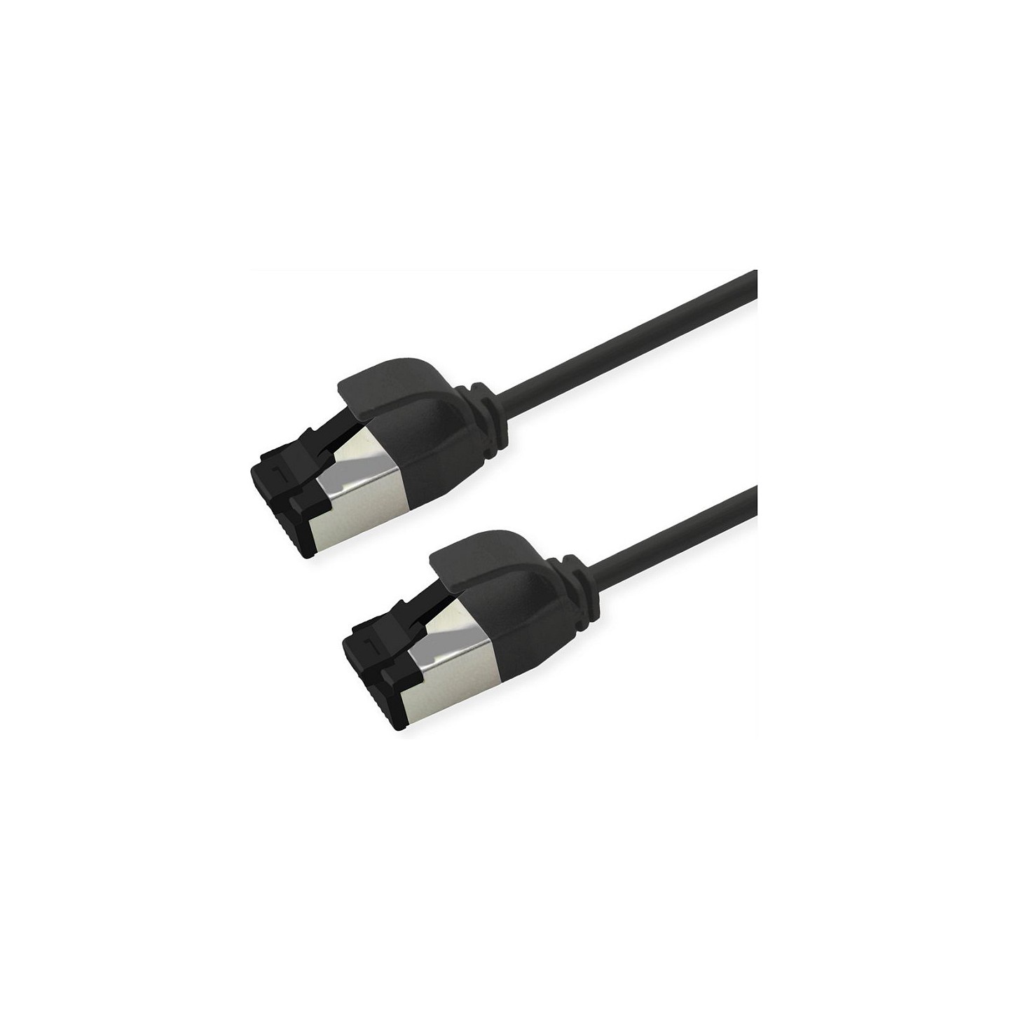 ROLINE S FTP Patchkabel Kat.8.1. Slim. PoE. schwarz. 0.3m — Buy in Cyprus with Fast Delivery