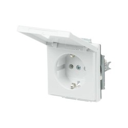 BUSCH JAEGER BJ 20 EUK-84 Steckdose m.Klappdeckel future linear studioweiß — Buy in Cyprus with Fast Delivery