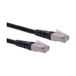 ROLINE Patchkabel Kat.6 Class E S FTP PiMF schwarz 20m — Buy in Cyprus with Fast Delivery