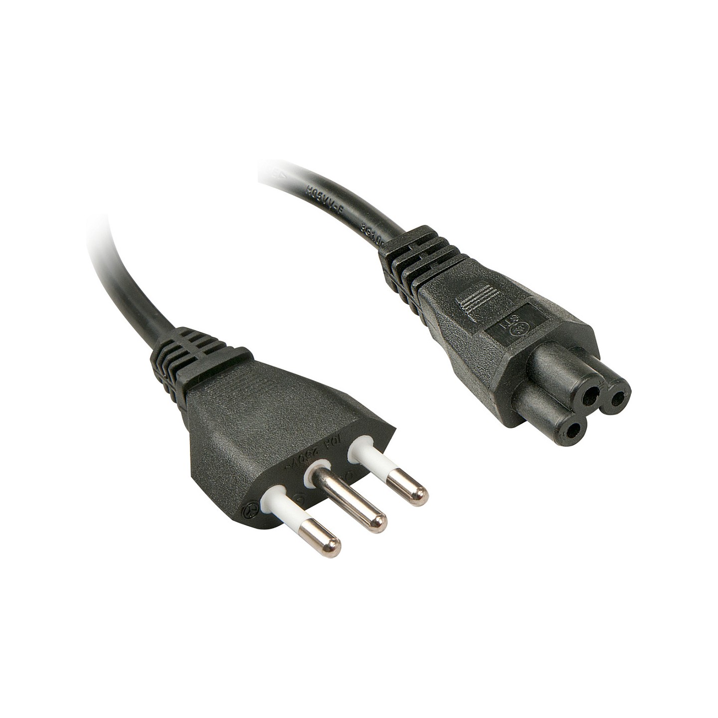 LINDY IEC-Netzkabel 2m Italien Netzst. IEC320 C5 — Buy in Cyprus with Fast Delivery