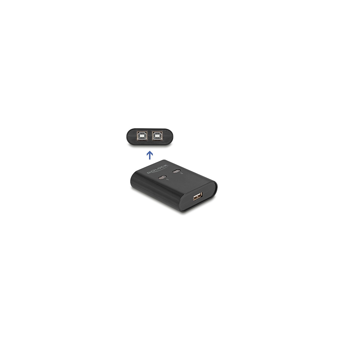 DELOCK USB 2.0 Switch für 2 PC an 1 Gerät — Buy in Cyprus with Fast Delivery