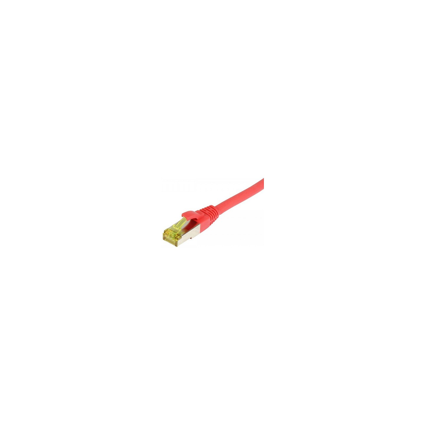 Synergy21 Patchkabel RJ45. CAT6A 500Mhz. 1.0m. rot. S-STP(S FTP). TPE LSZH(Ultraflex). AWG26. mit CAT7 Rohkabel.