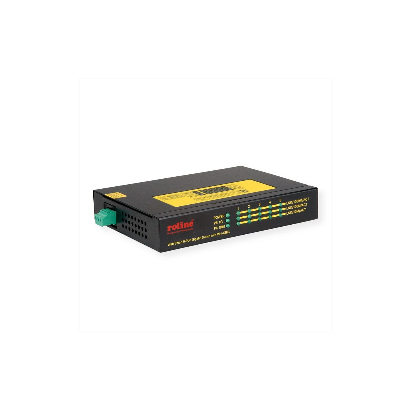 ROLINE Industrie Gigabit Switch. 5x RJ-45 + 1x SFP — Buy in Cyprus with Fast Delivery