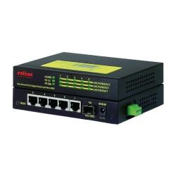 ROLINE Industrie Gigabit Switch. 5x RJ-45 + 1x SFP — Buy in Cyprus with Fast Delivery