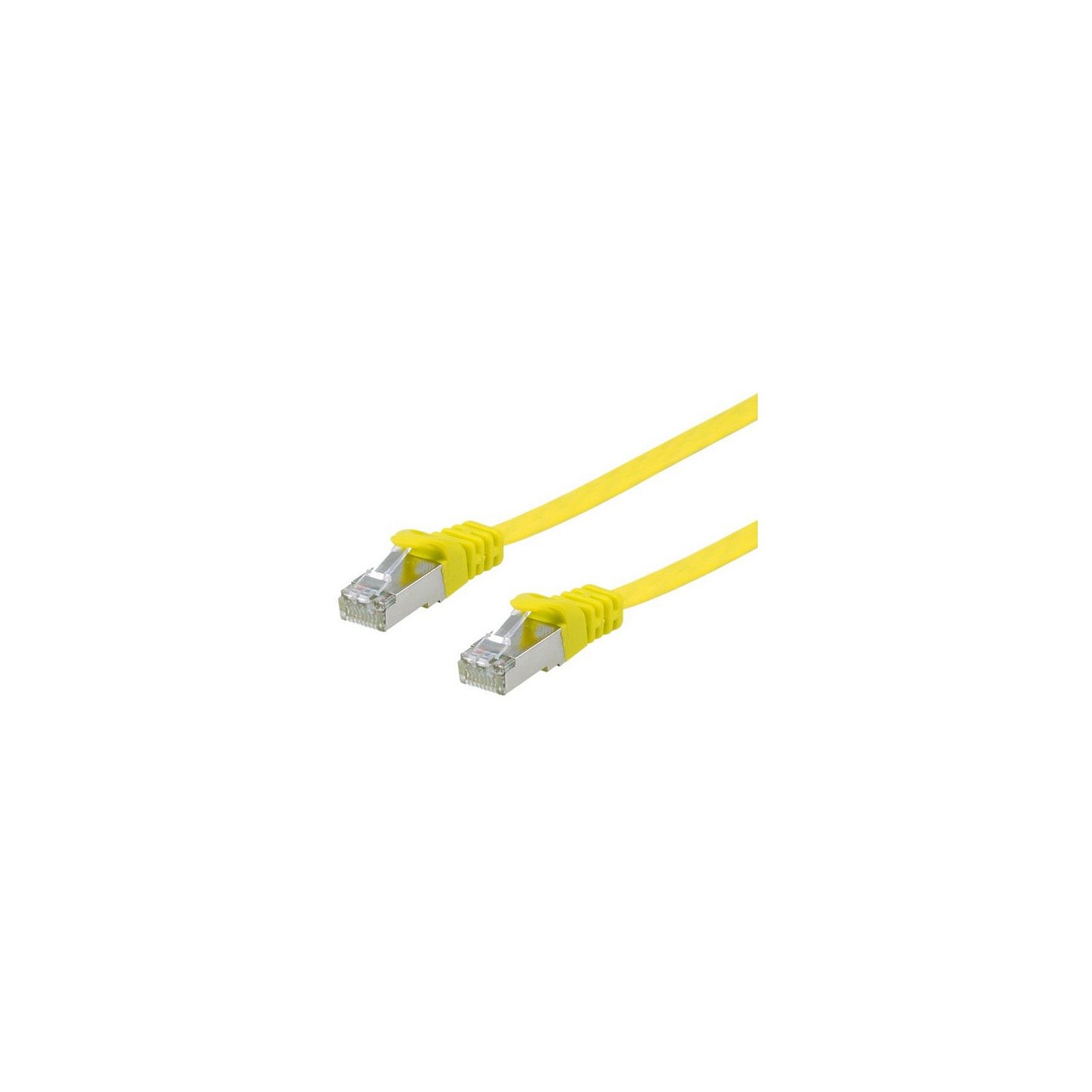 Equip Patchkabel Cat6A U FTP 2xRJ45 10.00m gelb Flach LSZH Polybeutel — Buy in Cyprus with Fast Delivery