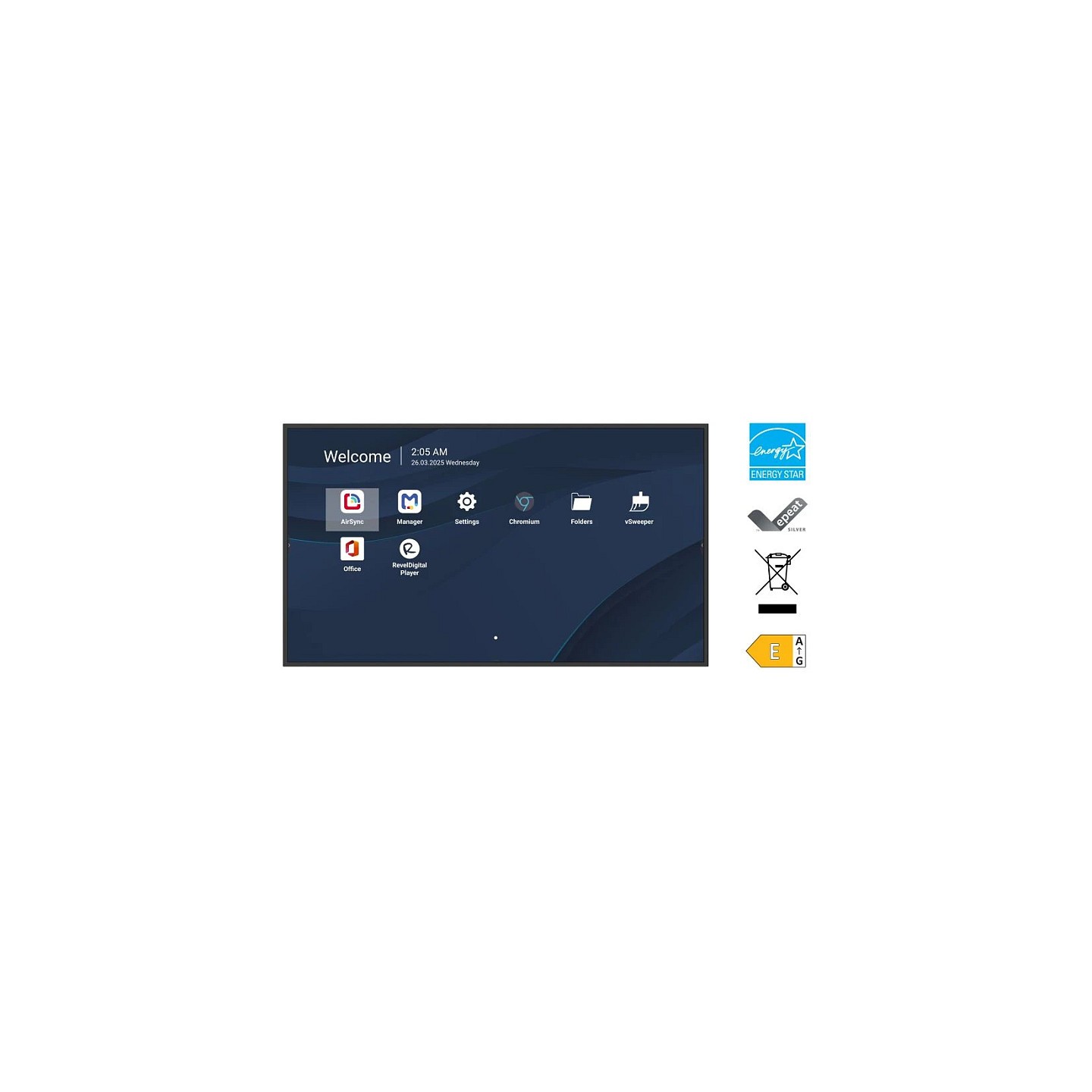 Viewsonic 218.4cm CDE8614-2C 16:9 HDMI LAN USB-C 500nits — Buy in Cyprus with Fast Delivery