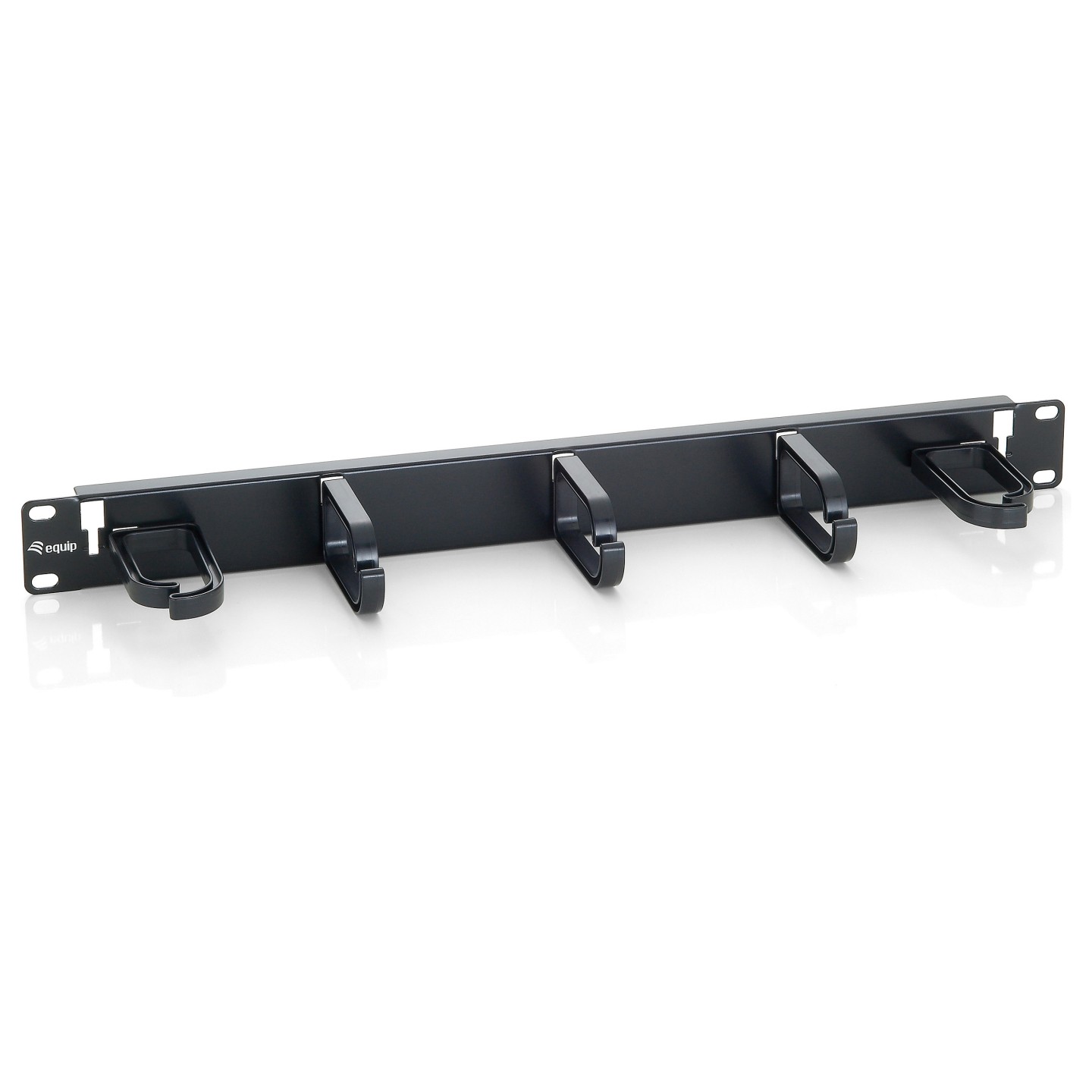 Equip Kabelmanagement Panel 19' 1HE schwarz RAL 9005 — Buy in Cyprus with Fast Delivery