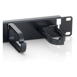Equip Kabelmanagement Panel 19' 1HE schwarz RAL 9005 — Buy in Cyprus with Fast Delivery