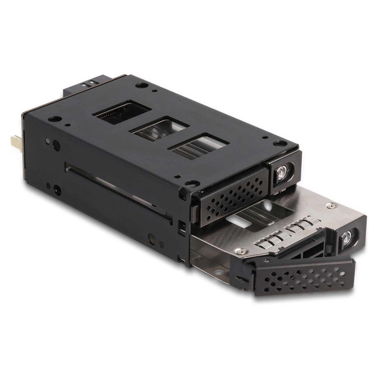 Slim Bay Wechselrahmen für 2 x 2.5? U.2 NVMe SSD mit 5.25? Rahmen — Buy in Cyprus with Fast Delivery
