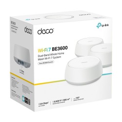 TP Link Deco BE3600(3-p.)BE3600 Whole Home Mesh Wi-Fi 7 System — Buy in Cyprus with Fast Delivery