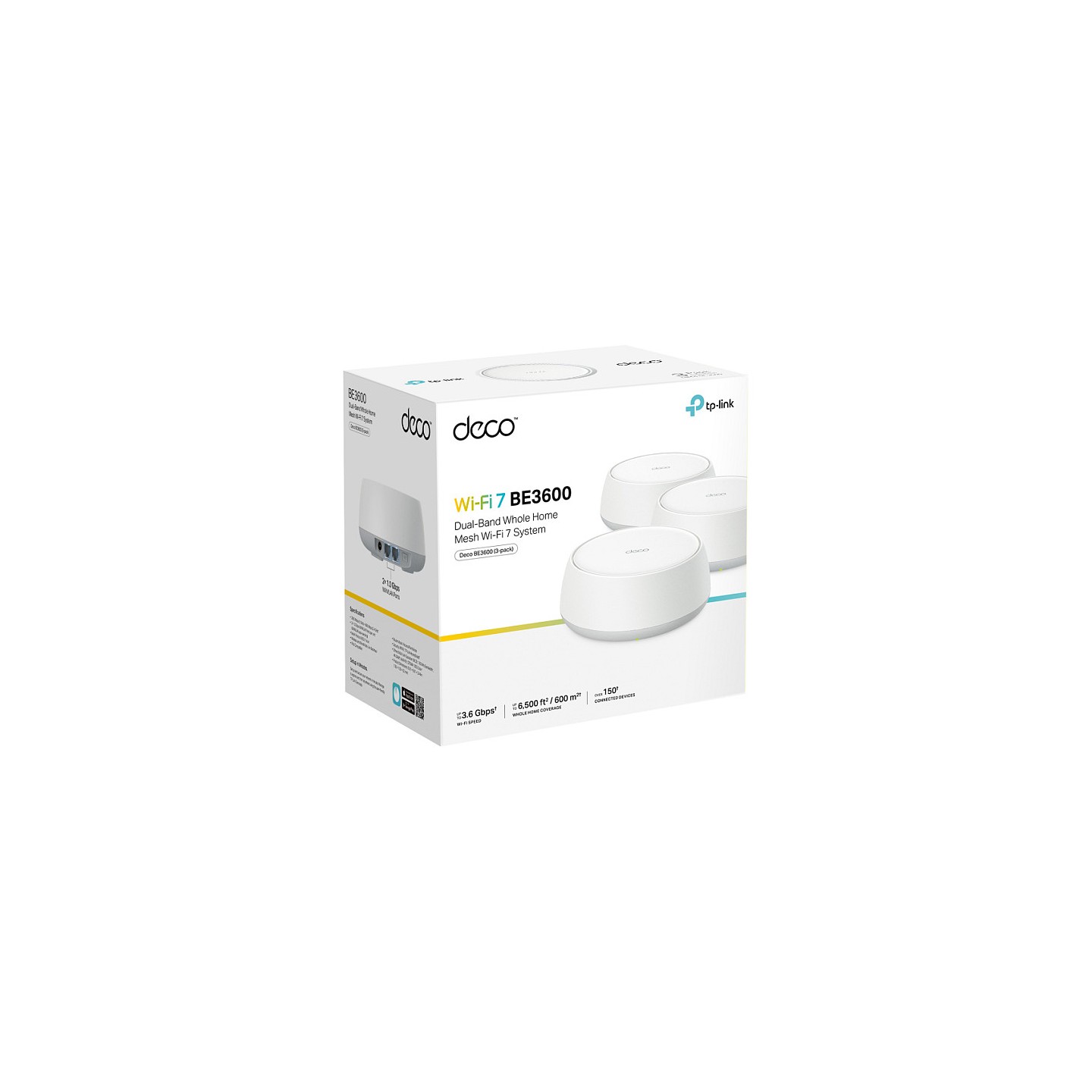 TP Link Deco BE3600(3-p.)BE3600 Whole Home Mesh Wi-Fi 7 System — Buy in Cyprus with Fast Delivery