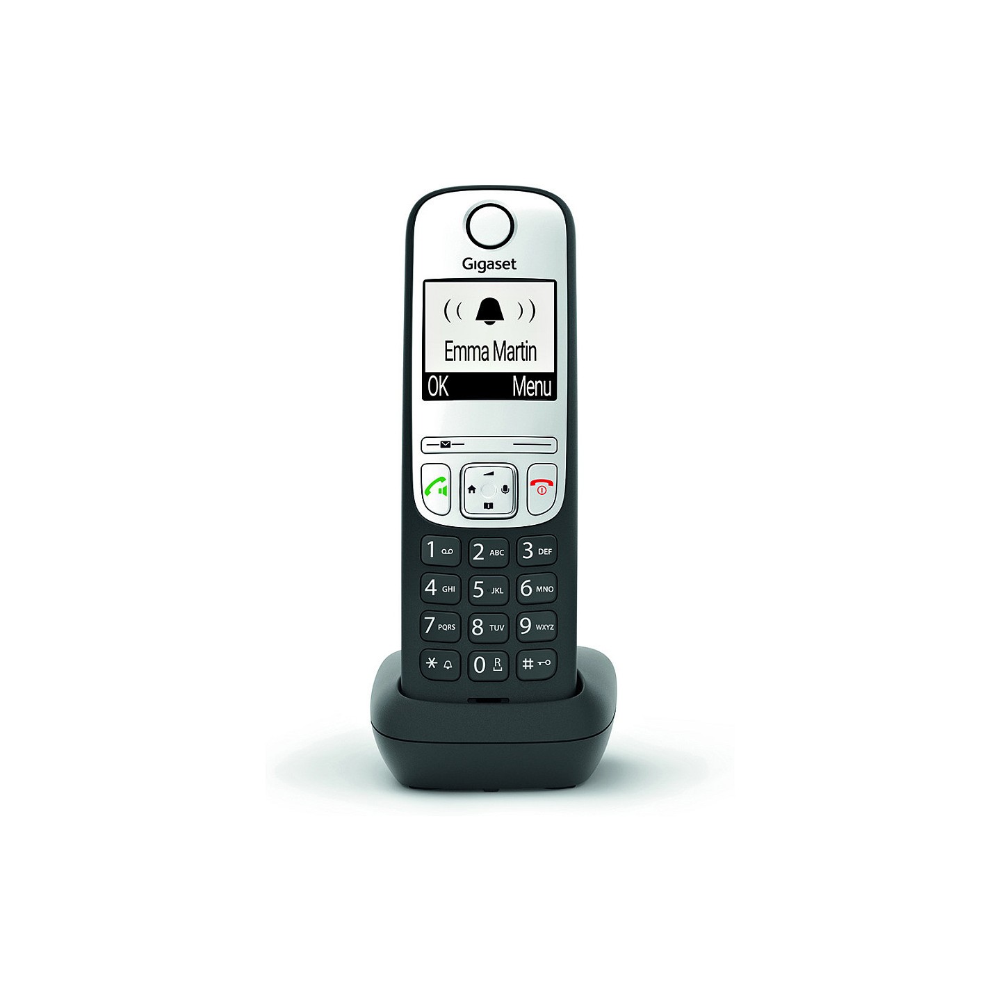 GIGASET A690HX schwarz 5.1 cm 2 Zoll schwarz-weiss Grafik-Display Freisprechen Telefonbuch fr DECT Basisstationen und...