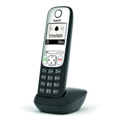 GIGASET A690HX schwarz 5.1 cm 2 Zoll schwarz-weiss Grafik-Display Freisprechen Telefonbuch fr DECT Basisstationen und...