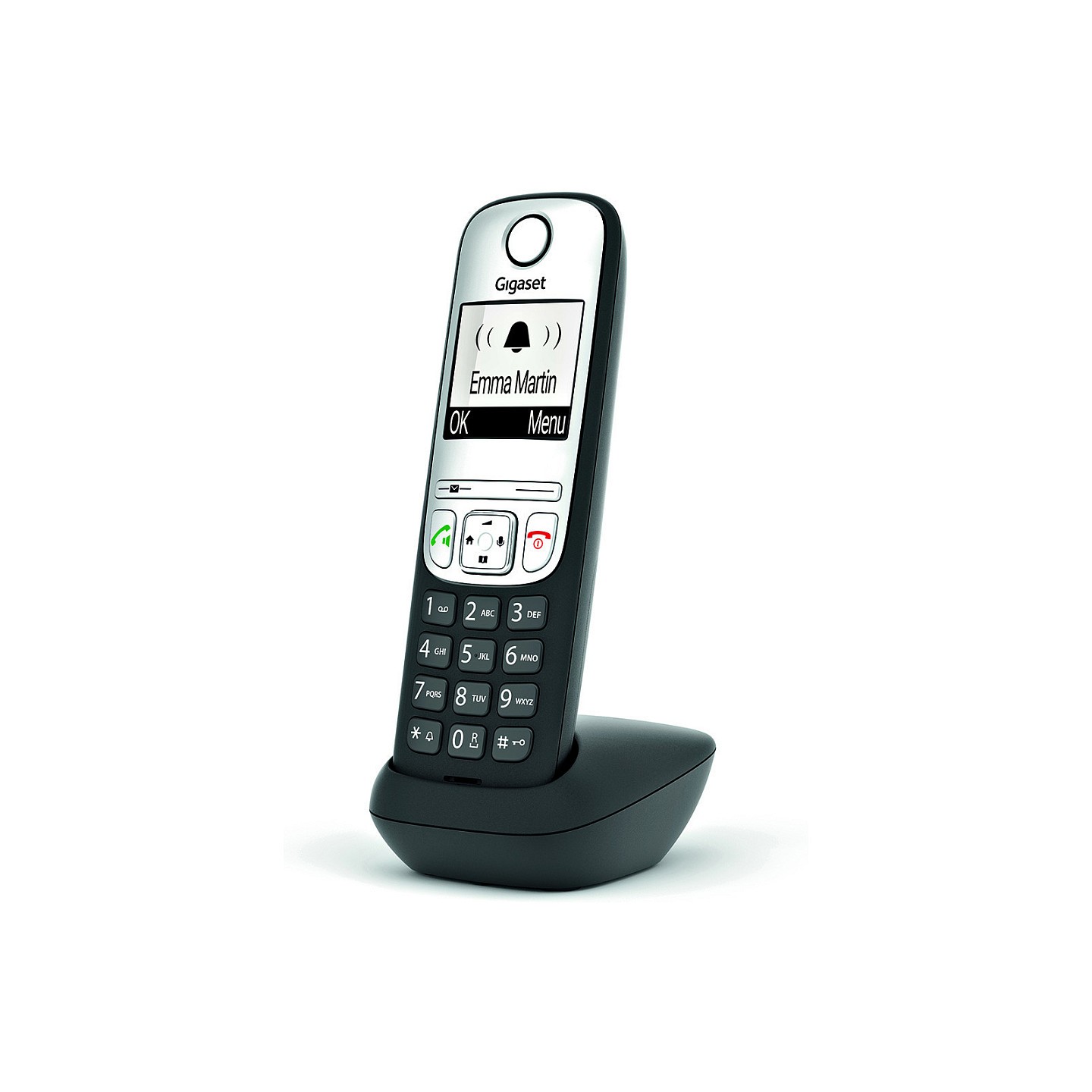 GIGASET A690HX schwarz 5.1 cm 2 Zoll schwarz-weiss Grafik-Display Freisprechen Telefonbuch fr DECT Basisstationen und...